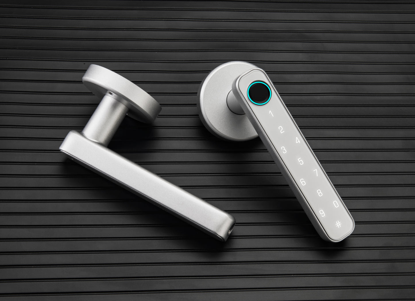 HaoTing Smart Handle Lock (Silver)